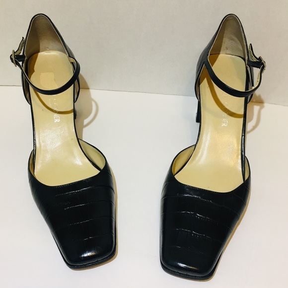 Casual Corner Shoes - Casual Corner Black Snakeskin Shoes